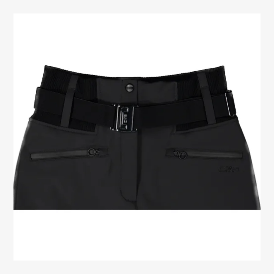 Ženske smučarske hlače 34W4336 U901 SKI PANTS WITH INTERIOR OF FLEECE black