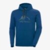 HELLY HANSEN m kapucar NORD GRAPHIC HOODIE dark blue