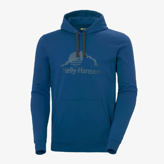 HELLY HANSEN m kapucar NORD GRAPHIC HOODIE dark blue
