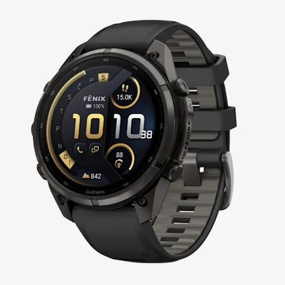 GARMIN športna ura FENIX® 9 PRO INREACH® carbon gray DLC titanium with black pebble grey silicone band 47MM 