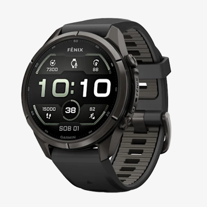 Športna ura FENIX® 9 PRO INREACH® AMOLED 010-04335-11 carbon gray DLC titanium with black pebble grey silicone band 43mm