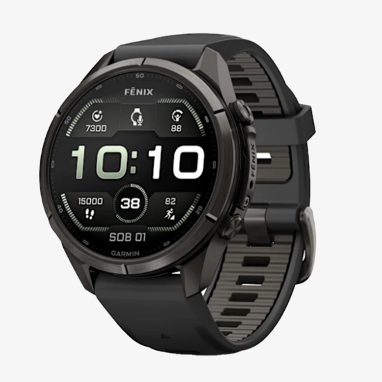 Športna ura FENIX® 9 PRO INREACH® AMOLED 010-04335-11 carbon gray DLC titanium with black pebble grey silicone band 43mm