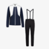 Moška jakna in hlače za tek na smučeh / set 2 72606230R 398 TAHMILA dark blue white 