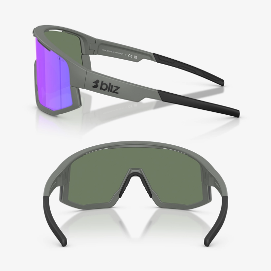 BLIZ športna očala FUSION matte grey smoke purple